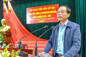 Ninh Bình: Cử tri kiến nghị một số nội dung về đê điều, thuỷ lợi, giáo dục và đào tạo