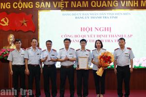 Công bố thành lập Đảng bộ Thanh tra tỉnh Điện Biên