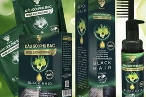 Đình chỉ lưu hành và thu hồi trên toàn quốc dầu gội phủ bạc của Vinamake