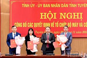 Tuyên Quang tiếp nhận và bổ nhiệm Chánh Thanh tra tỉnh
