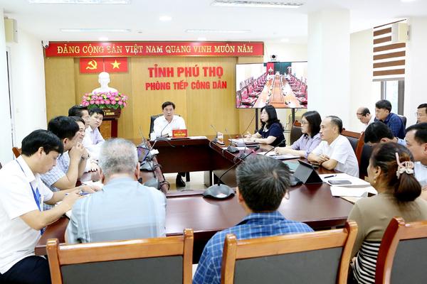 Phú Thọ tăng cường quản lý nhà nước về tiếp công dân, khiếu nại, tố cáo sau hợp nhất