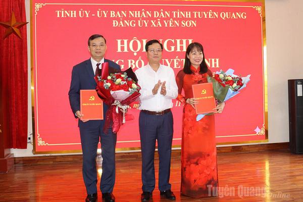 Tuyên Quang: Nguyên Chánh Thanh tra tỉnh được điều động giữ chức Bí thư Đảng ủy xã Yên Sơn