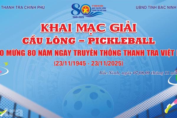 Hội thao ngành Thanh tra năm 2025: Khỏe để phụng sự Tổ quốc, phục vụ Nhân dân