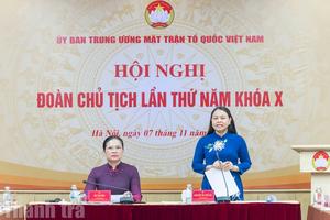 Thống nhất giới thiệu nhân sự giữ chức Chủ tịch Ủy ban Trung ương MTTQ Việt Nam