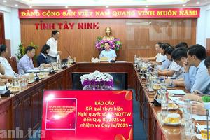 Tây Ninh đạt nhiều kết quả tích cực trong thực hiện Nghị quyết 57 của Bộ Chính trị