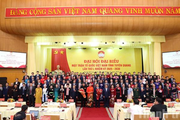 Đại hội đại biểu Mặt trận Tổ quốc Việt Nam tỉnh Tuyên Quang nhiệm kỳ 2025-2030 thành công tốt đẹp