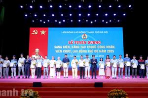 Trao giải Hội thi thợ giỏi và tuyên dương “Sáng kiến, sáng tạo trong công nhân, viên chức, lao động Thủ đô” năm 2025