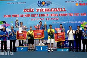 Giải Pickleball ngành Thanh tra 2025 thành công tốt đẹp