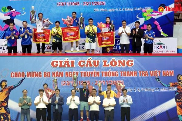 Bế mạc Hội thao ngành Thanh tra năm 2025