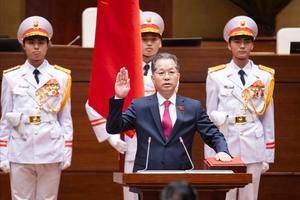 Tân Chánh án Nguyễn Văn Quảng tuyên thệ, hứa điều gì khi nhậm chức?