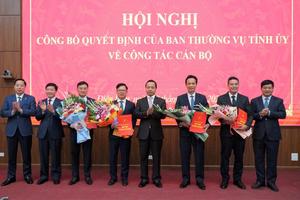 Tỉnh uỷ Điện Biên điều động, bổ nhiệm nhiều cán bộ chủ chốt