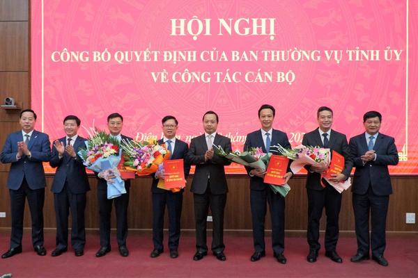 Tỉnh uỷ Điện Biên điều động, bổ nhiệm nhiều cán bộ chủ chốt