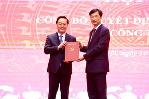 Bí thư Tỉnh ủy Nghệ An làm Phó Bí thư Thành ủy Hà Nội