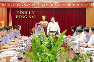 Bí thư Tỉnh ủy Vũ Hồng Văn tiếp Viện trưởng VKSND Tối cao: Chung tầm nhìn cải cách tư pháp, chuyển đổi số