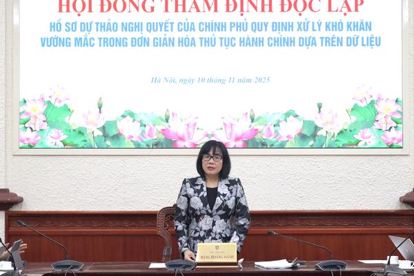 Thống nhất, đồng bộ trong đơn giản hóa thủ tục hành chính dựa trên dữ liệu