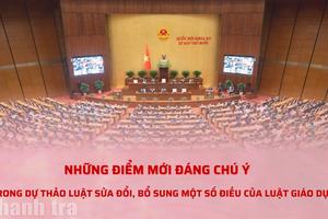 Những điểm mới đáng chú ý trong dự thảo Luật sửa đổi, bổ sung một số điều của Luật Giáo dục