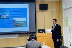 Trường Đại học Điện lực tham quan và làm việc tại các Trung tâm Điện lực tỉnh Fukui (Nhật Bản)