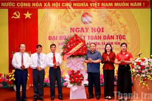 Chủ tịch UBND tỉnh Tuyên Quang dự Ngày hội Đại đoàn kết toàn dân tộc tại thôn Bắc Yên