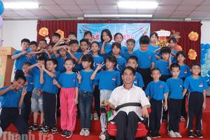 Mười năm “lăn bánh” dạy học của thầy giáo Nguyễn Ngọc Lâm