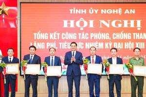 Nghệ An: Tăng cường phòng, chống tham nhũng, tiêu cực, tạo chuyển biến rõ nét trong nhiệm kỳ Đại hội XIII