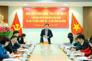 Ủy ban MTTQ tỉnh Cao Bằng huy động hơn 176 tỷ đồng hỗ trợ 3.260 hộ xóa nhà tạm, nhà dột nát