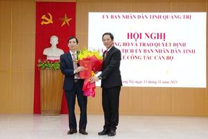 Quảng Trị: Công bố quyết định bổ nhiệm Chánh Thanh tra tỉnh