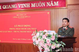 Công an tỉnh Sơn La phát động phong trào thi đua “Ba nhất”