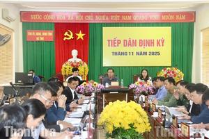 Hà Tĩnh thực hiện tiếp công dân định kỳ tháng 11