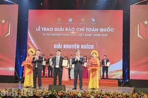 Báo Thanh tra đoạt Giải Báo chí toàn quốc “Vì sự nghiệp Giáo dục Việt Nam” năm 2025
