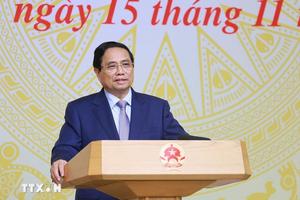 Thủ tướng Chính phủ Phạm Minh Chính gặp mặt đại diện các nhà giáo tiêu biểu cả nước