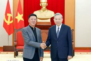 Tổng Bí thư Tô Lâm tiếp Phó Chủ tịch Tập đoàn Luxshare-ICT, Trung Quốc