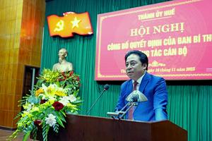 Chân dung tân Phó Bí thư Thành ủy Huế Nguyễn Khắc Toàn