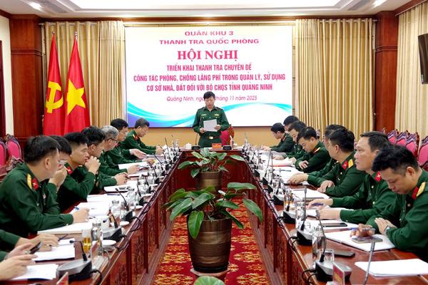 Thanh tra Quốc phòng Quân khu 3: Tăng cường kỷ luật, chống lãng phí trong quản lý đất đai, nhà ở