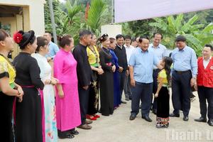 Bí thư Tỉnh ủy Tuyên Quang dự Ngày hội Đại đoàn kết toàn dân tộc tại xã Tân Trào