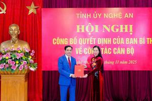 Điều động Chủ tịch UBND tỉnh Hà Tĩnh giữ chức Phó Bí thư Tỉnh ủy Nghệ An