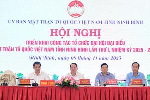 Ninh Bình: Đại hội đại biểu MTTQ Việt Nam tỉnh lần thứ I, góp phần quan trọng cho mục tiêu phát triển giai đoạn mới
