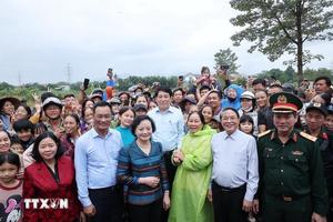 Chủ tịch nước Lương Cường dự Ngày Đại đoàn kết toàn dân tại xã Gò Nổi, thành phố Đà Nẵng