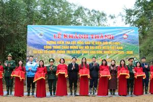 Lạng Sơn: Khánh thành đường kiểm tra cột mốc, bảo vệ biên giới số 1146/1