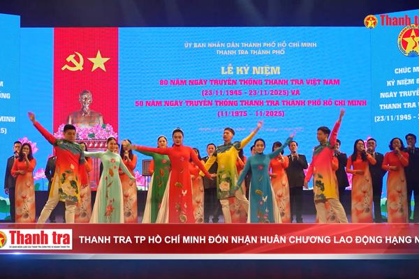 Thanh tra TP Hồ Chí Minh đón nhận Huân chương Lao động hạng Nhất