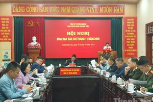 Tuyên Quang: Tập trung tuyên truyền công tác chuẩn bị bầu cử Đại biểu Quốc hội và HĐND các cấp