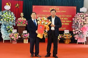 Thanh Hóa: Công bố Quyết định bổ nhiệm Phó Giám đốc Bệnh viện 71 Trung ương