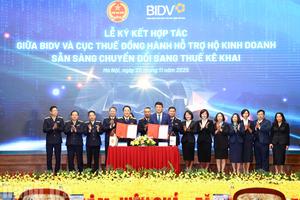 BIDV cùng ngành Thuế  đồng hành hỗ trợ hộ kinh doanh chuyển đổi, bứt phá
