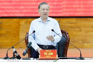 Tổng Bí thư Tô Lâm làm việc với Ban Thường vụ Tỉnh ủy An Giang