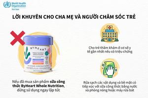 Cảnh báo nguy cơ ngộ độc botulinum liên quan đến sữa công thức cho trẻ sơ sinh