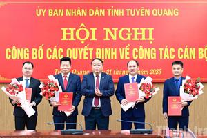Tuyên Quang điều động, bổ nhiệm tân Phó Chánh Thanh tra tỉnh