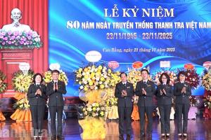 Thanh tra tỉnh Cao Bằng tổ chức Lễ kỷ niệm 80 năm Ngày Truyền thống Thanh tra Việt Nam