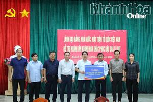 Ban Vận động Cứu trợ Trung ương phân bổ 80 tỷ đồng hỗ trợ 4 tỉnh khắc phục thiệt hại mưa lũ