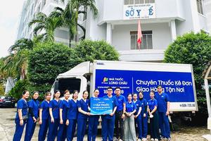 Long Châu khẩn cấp tiếp viện 3 tấn thuốc men, vật tư y tế cho vùng lũ lịch sử tại miền Trung