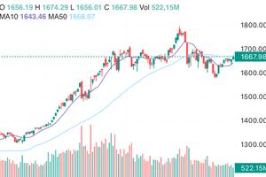 Cổ phiếu trụ dẫn dắt VN-Index tăng trong phiên 24/11