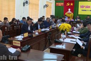 Bí thư Tỉnh uỷ Hà Tĩnh tiếp công dân định kỳ tháng 11